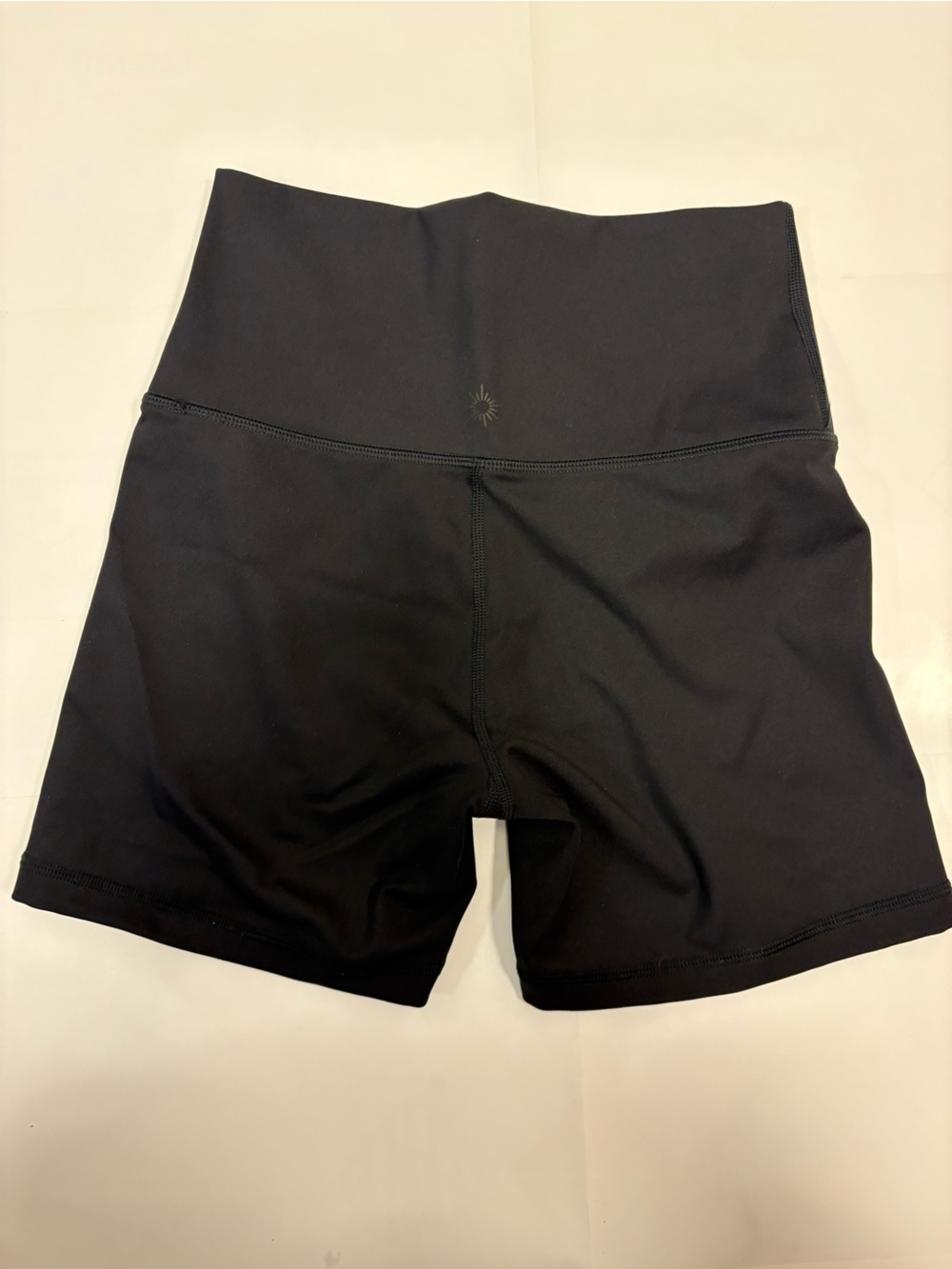 aerie Black High-Rise Athletic Bike Shorts - Picture 2 of 3